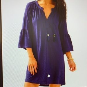 Lilly Pulitzer Del Largo Navy Tunic Dress